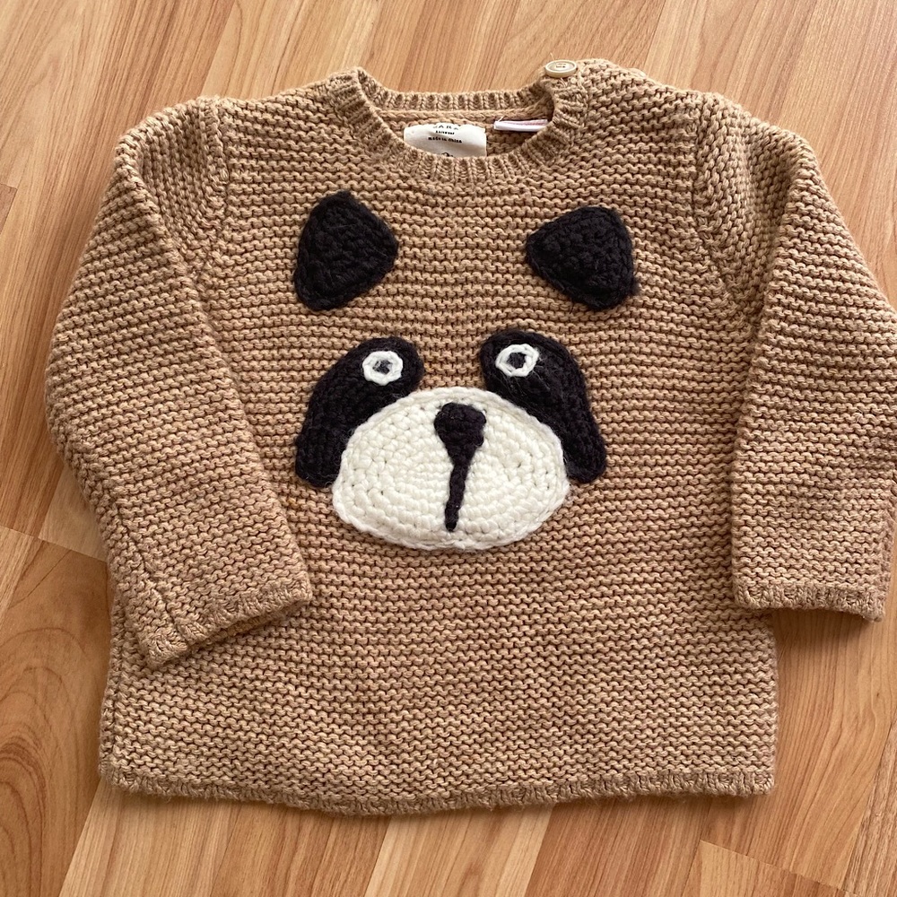 Adorable Knit Baby Sweater